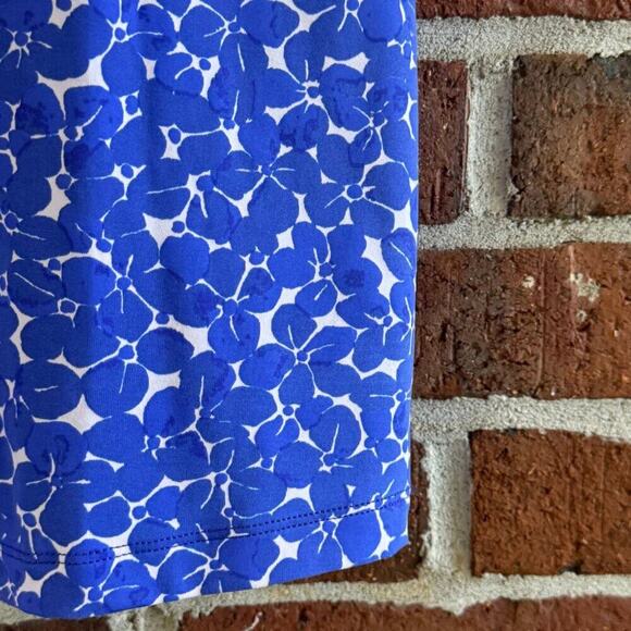 Mahi Gold Blue Floral Long Sleeve Dress | Size S - Picture 7 of 7